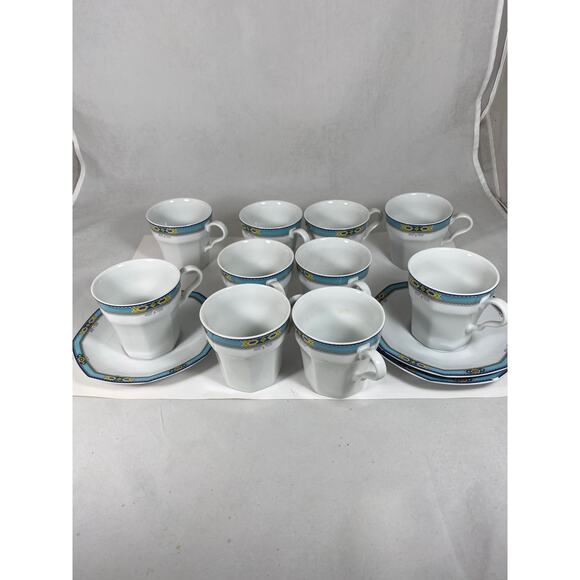 Christopher Stuart Other - Christopher Stuart Southwest Y0002 Cup & Saucer Set Of 10 Cups and 3 Saucers